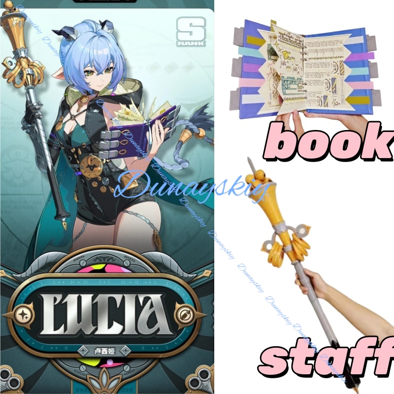 Cosplay Prop Book - Gra Zenless Zone Zero Lucia Cosplay