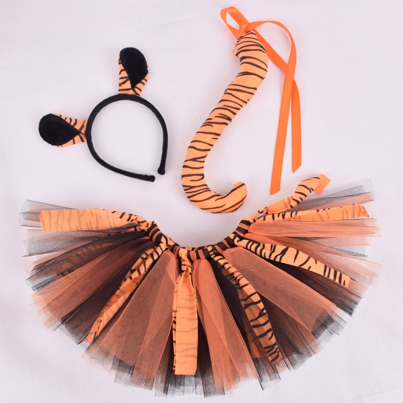 Cosplay Prop Kit - Tygrys kostium zestaw tygrys uszy ogon