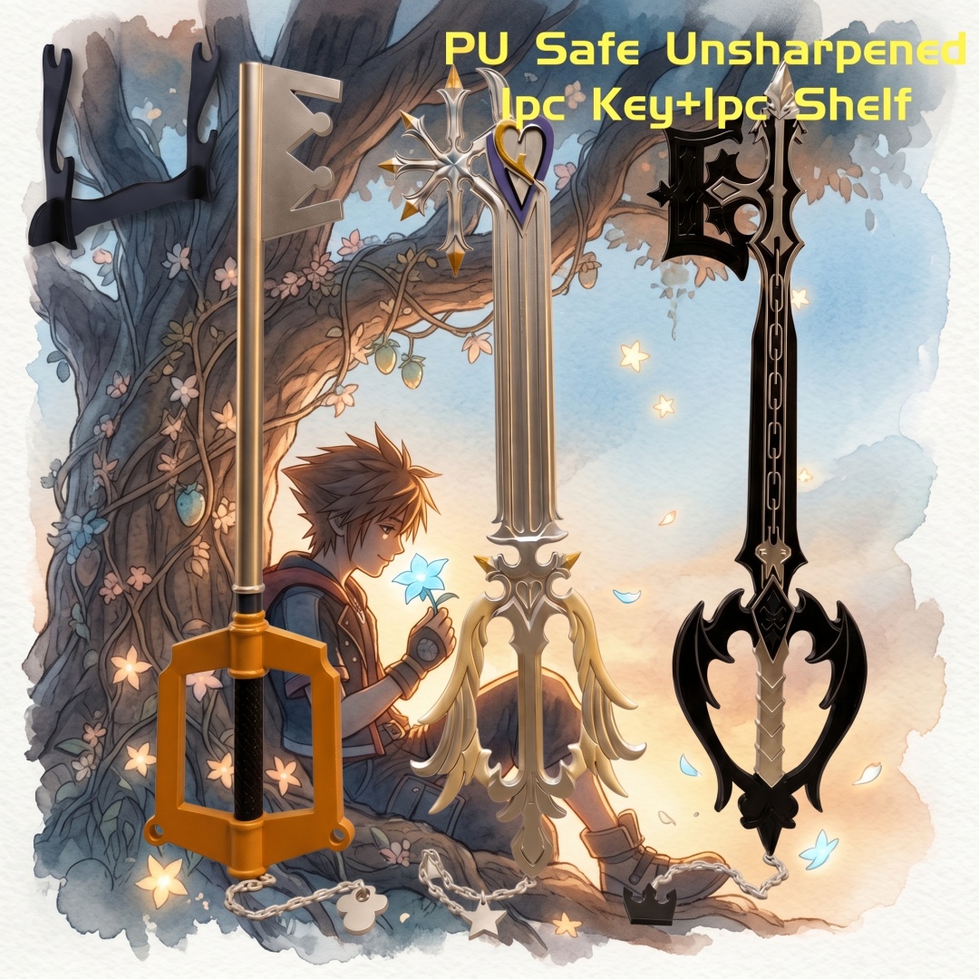 Keyblade Cosplay Prop - 34-calowy miecz Sora Keyblade z Kingdom