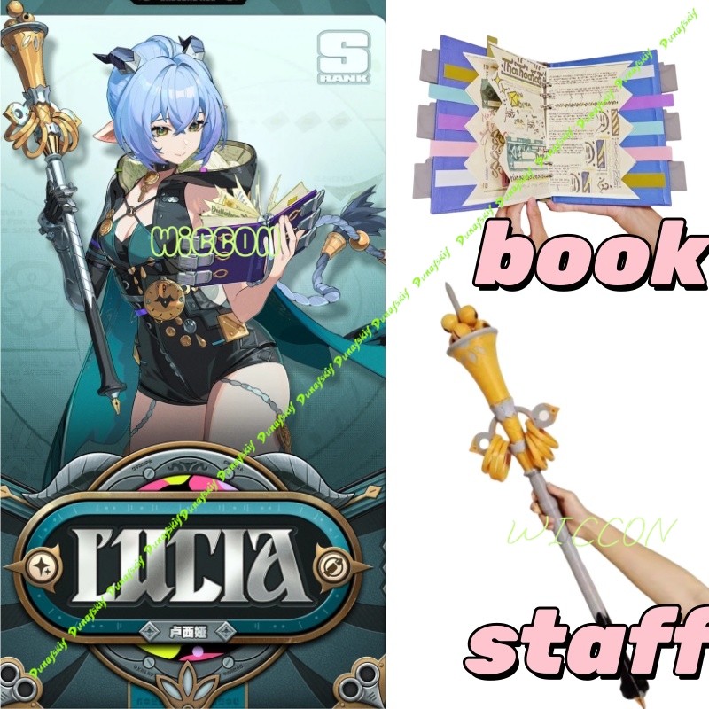Cosplay Prop Book - Zenless Zone Zero Lucia Cosplay Rekwizyt