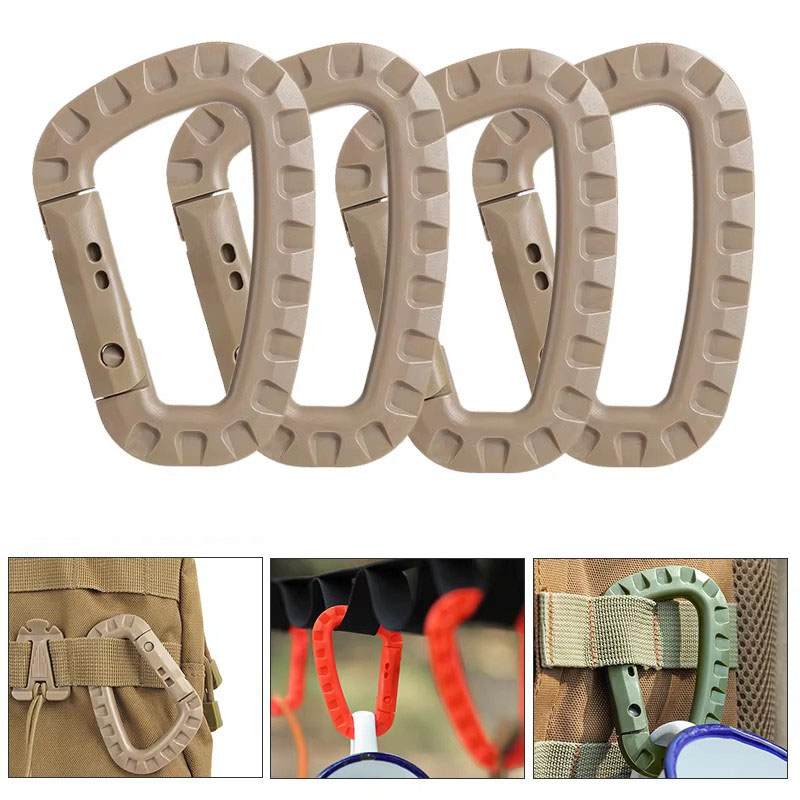 D Ring Strap - 1/3/5 szt. Plastikowy karabińczyk z zatrzaskiem,